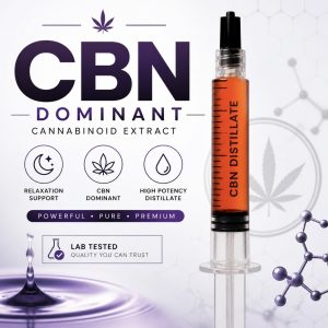 CBN-Dominant Extract Syringe (650mg per Gram) – Night time Relaxation Blend | 1g, 5g, 10g