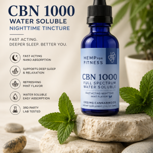 Fast-Acting CBN Water Soluble Nighttime Drop | 1000mg | $75