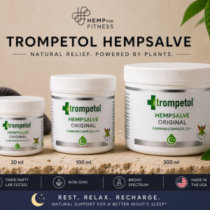 Trompetol Regular Salve | Premium Organic CBD | Organic Mint, Lavender, Organic Citrus Lemon | 30ml, 100ml, 300ml